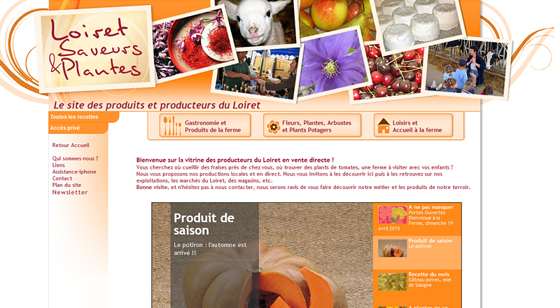 Loiret Saveurs et Plantes – Produits et Producteurs du Loiret