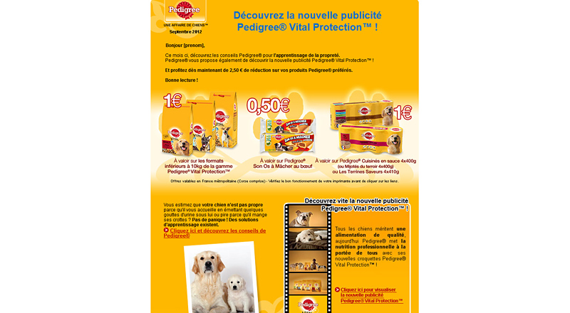 Newsletters & Emailings Groupe Mars