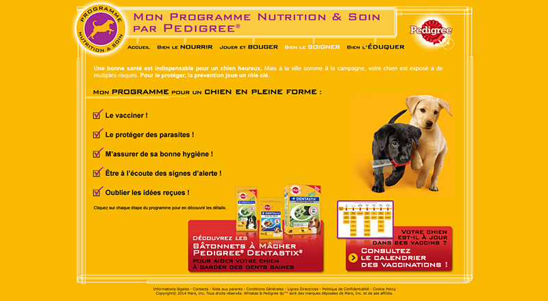 Programme Nutrition & Soin Pedigree® & Whiskas®