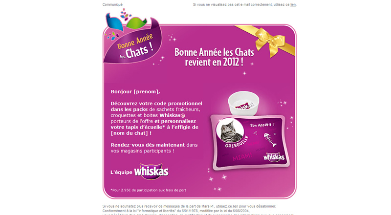 Newsletters & Emailings Groupe Mars