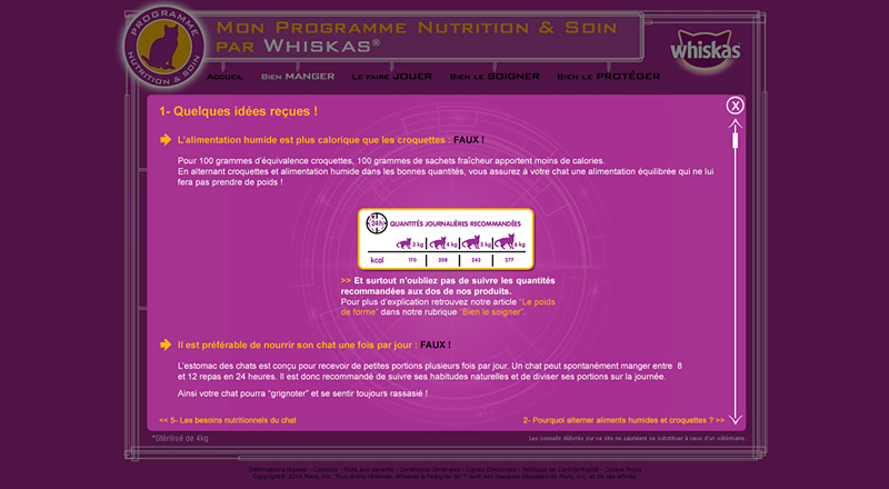 Programme Nutrition & Soin Pedigree® & Whiskas®