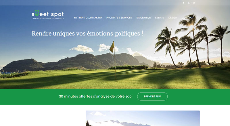 Sweet Spot – Magasin de golf Orléans